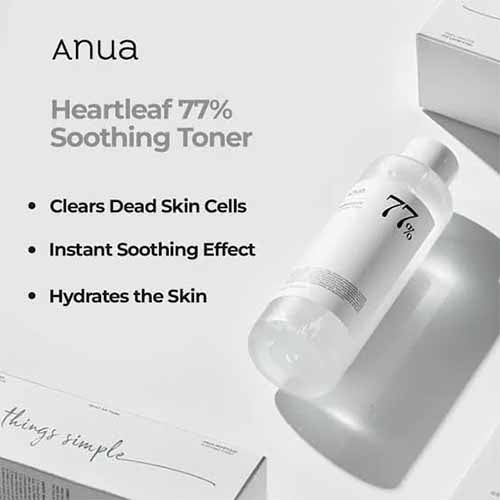 Anua Heart leaf 77% Soothing Toner - 250ml