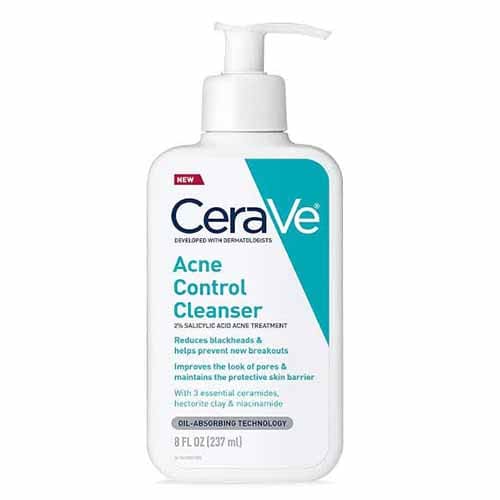 CeraVe Acne Control Cleanser with 2% Salicylic Acid – 237 ml